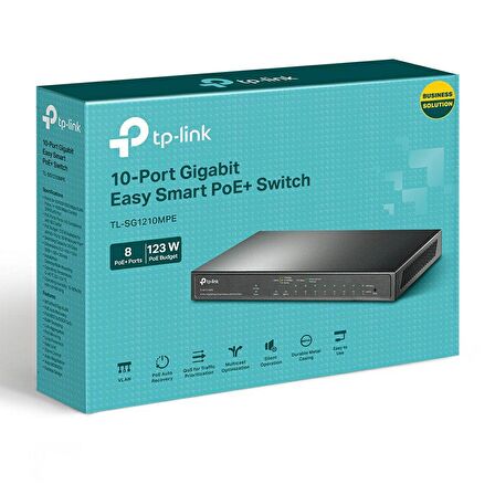 TP-LINK TL-SG1210MPE 10 PORT POE SWITCH